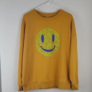 Outdoor Voices Hiker’s Club Pickup Graphic Smiley Sweatshirt Large